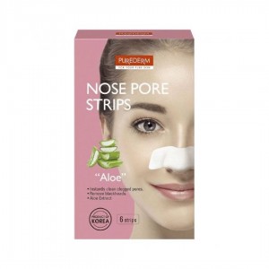 Purederm Botanical Choice Nose Pore Strips Aloe 6 Purederm Botanical Choice Nose Pore Strips Aloe 6