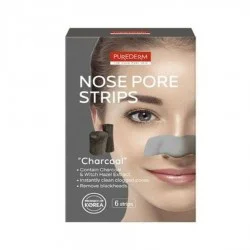 Purederm Nose Pore Strips Charcoal 6Pcs