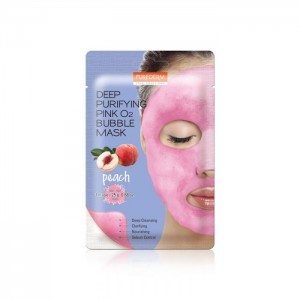 Purederm Deep Purifying Pink O2 Bubble Mask Peach 1Pcs Purederm Deep Purifying Pink O2 Bubble Mask Peach 1Pcs