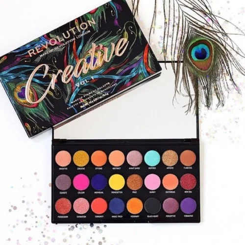 Revolution 24 Color Creative Vol 1 Eyeshadow Palette Multicolor Revolution 24 Color Creative Vol 1 Eyeshadow Palette Multicolor