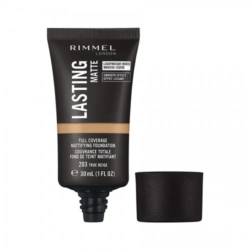 Rimmel London Lasting Finish Matte Foundation 203True Beige Rimmel London Lasting Finish Matte Foundation 203True Beige