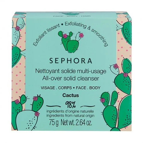 Sephora All-Over Solid Cleanser Cactus 75G