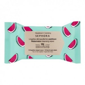 Sephora Cleansing & Gentle Exfoliating Wipes Watermelon 10xWipes Sephora Cleansing & Gentle Exfoliating Wipes Watermelon 10xWipes