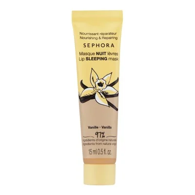 Sephora Lip Sleeping Mask 97% Natural Origin Vanilla 15Ml