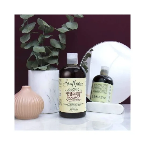 Sheamoisture Jamaican Black Castor Oil Strengthen & Restore Shampoo 384Ml Sheamoisture Jamaican Black Castor Oil Strengthen & Restore Shampoo 384Ml