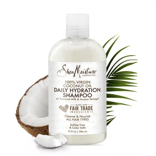 Sheamoisture 100% Virgin Coconut Oil Daily Hydration Shampoo 384Ml Sheamoisture 100% Virgin Coconut Oil Daily Hydration Shampoo 384Ml