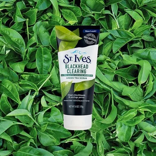 St. Ives Blackhead Clearing Face Scrub Green Tea 170G St. Ives Blackhead Clearing Face Scrub Green Tea 170G