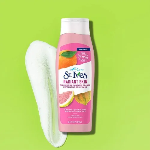 St. Ives Even And Bright Exfoliating Body Wash 400 Ml St. Ives Even And Bright Exfoliating Body Wash 400 Ml