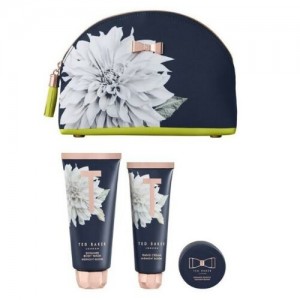 Ted Baker Harmony Bliss Gift Set - 3X Midnight Bloom Beauty Bag Ted Baker Harmony Bliss Gift Set - 3X Midnight Bloom Beauty Bag