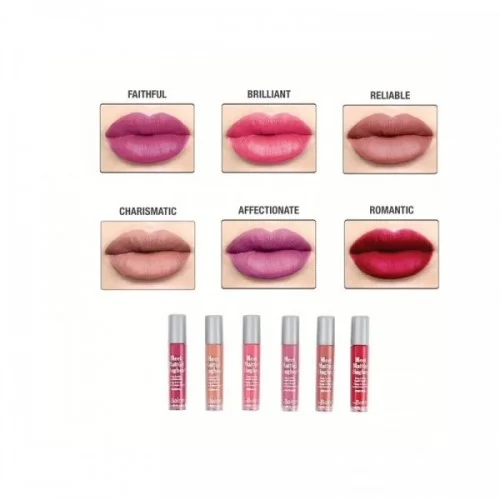 the Balm Pack Of 6 Meet Matte Hughes Long-Lasting Volume 6 the Balm Pack Of 6 Meet Matte Hughes Long-Lasting Volume 6