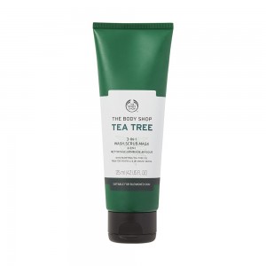 The Body Shop Tea Tree 3 In 1 Wash Scrub Mask 125Ml The Body Shop Tea Tree 3 In 1 Wash Scrub Mask 125Ml