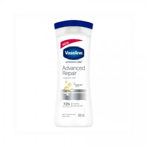 Vaseline Advanced Repair Fragrance Free Body Lotion For Very Dry Skin 400Ml Vaseline Advanced Repair Fragrance Free Body Lotion For Very Dry Skin 400Ml