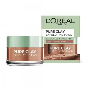 L'Oreal Pure Clay Exfoliating Mask 50Ml